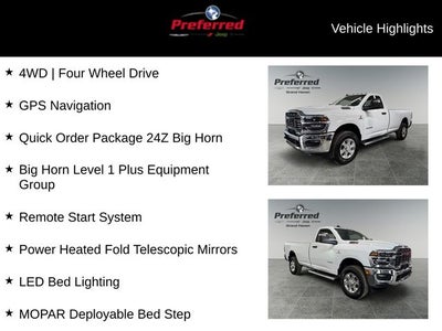 2026 RAM Ram 2500 RAM 2500 BIG HORN REGULAR CAB 4X4 8' BOX
