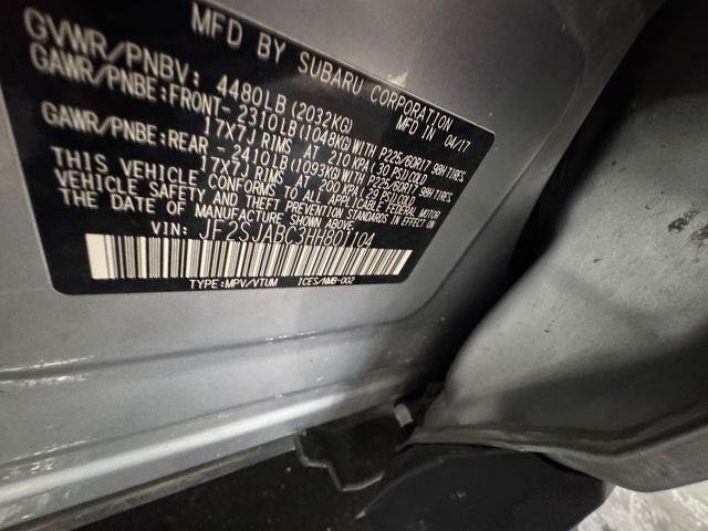 2017 Subaru Forester 2.5i