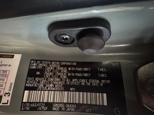 2022 Toyota 4Runner Trail Special Edition