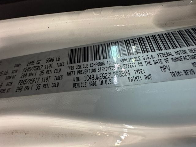 2016 Jeep Wrangler Unlimited 75th Anniversary