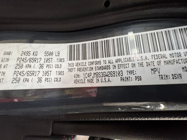 2016 Jeep Cherokee Trailhawk