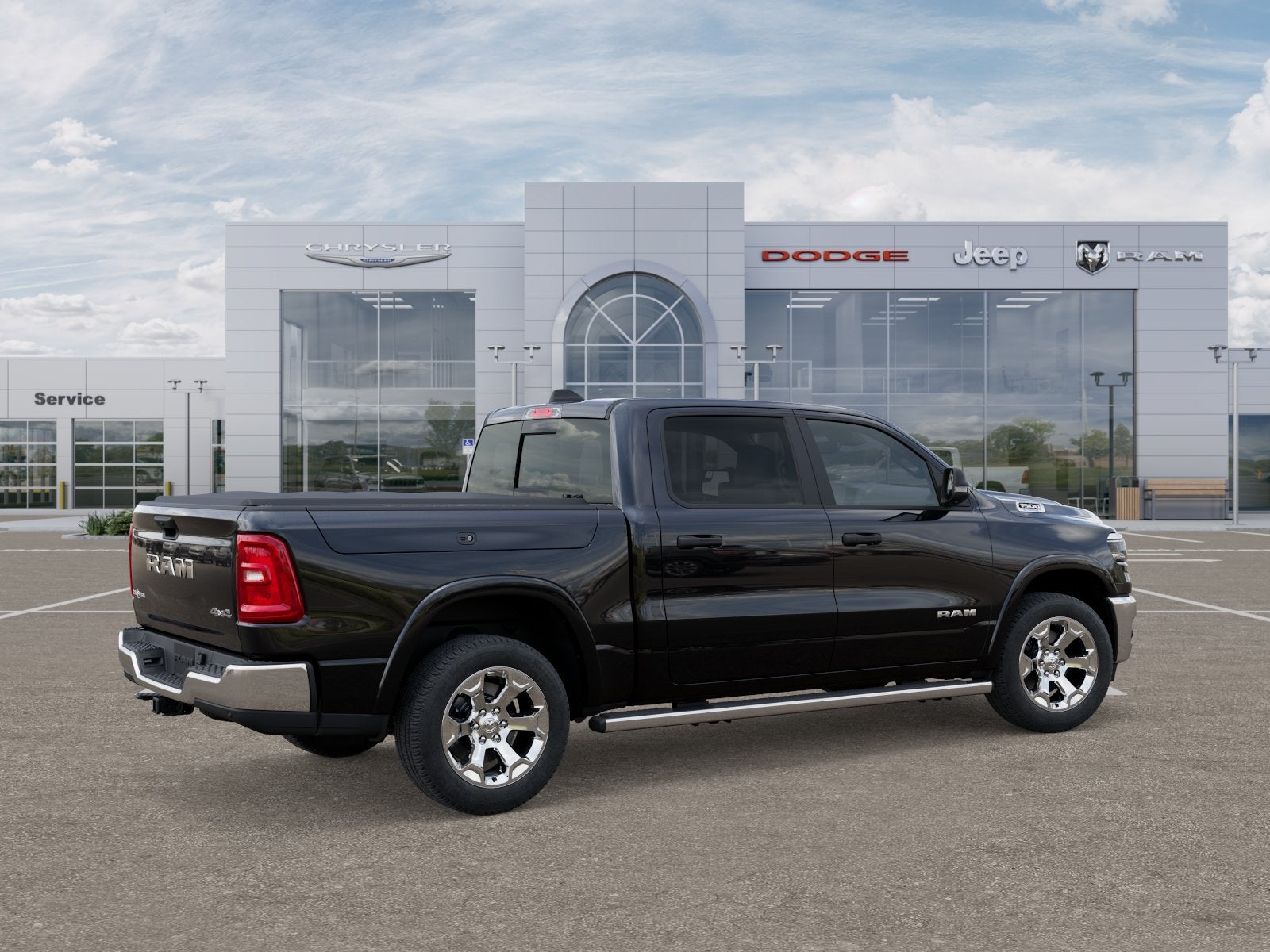 2025 RAM Ram 1500 RAM 1500 LONE STAR CREW CAB 4X4 5'7' BOX