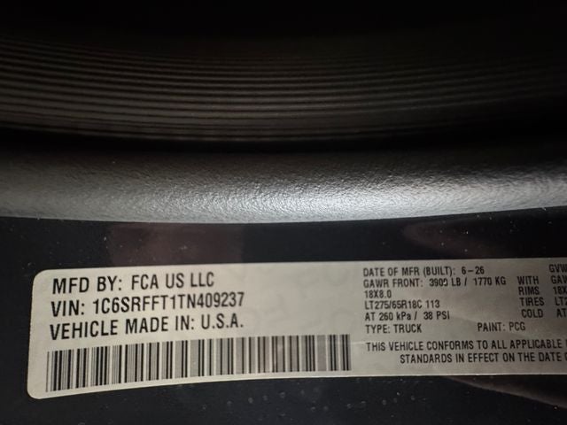 2026 RAM Ram 1500 RAM 1500 BIG HORN CREW CAB 4X4 5'7' BOX