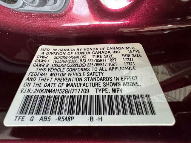 2016 Honda CR-V EX