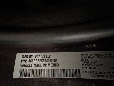 2026 RAM Ram 1500 RAM 1500 BIG HORN CREW CAB 4X4 5'7' BOX