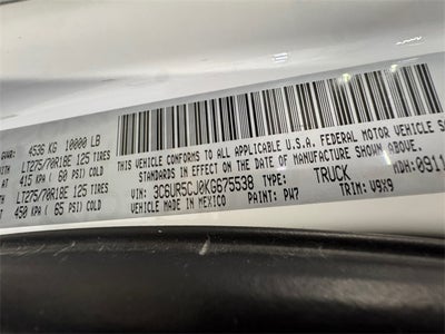 2019 RAM 2500 Tradesman Crew Cab 4x4 6'4' Box