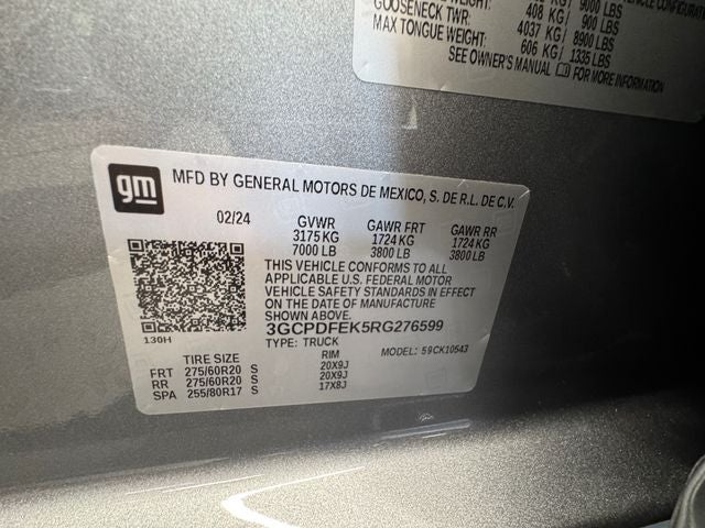 2024 Chevrolet Silverado 1500 4WD Crew Cab Short Bed LT Trail Boss